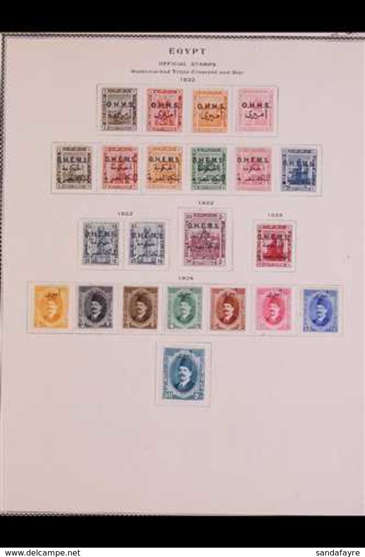 OFFICIALS 1907-1952 VERY FINE MINT All Different Collection. A Delightful COMPLETE BASIC RUN For The Period (without SG  - Other & Unclassified