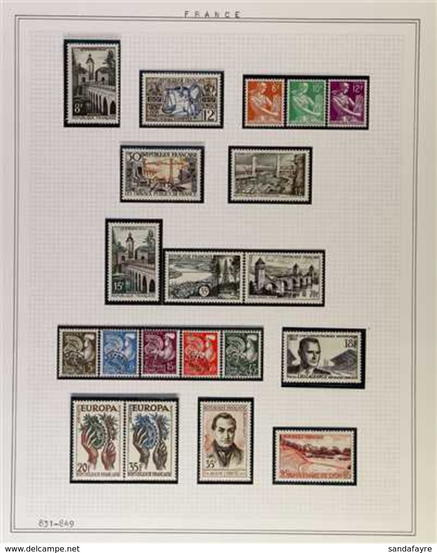 1953-1969 SUPERB NEVER HINGED MINT ALL DIFFERENT COLLECTION On Album Pages, Very Strongly Represented For The Period. Wi - Other & Unclassified