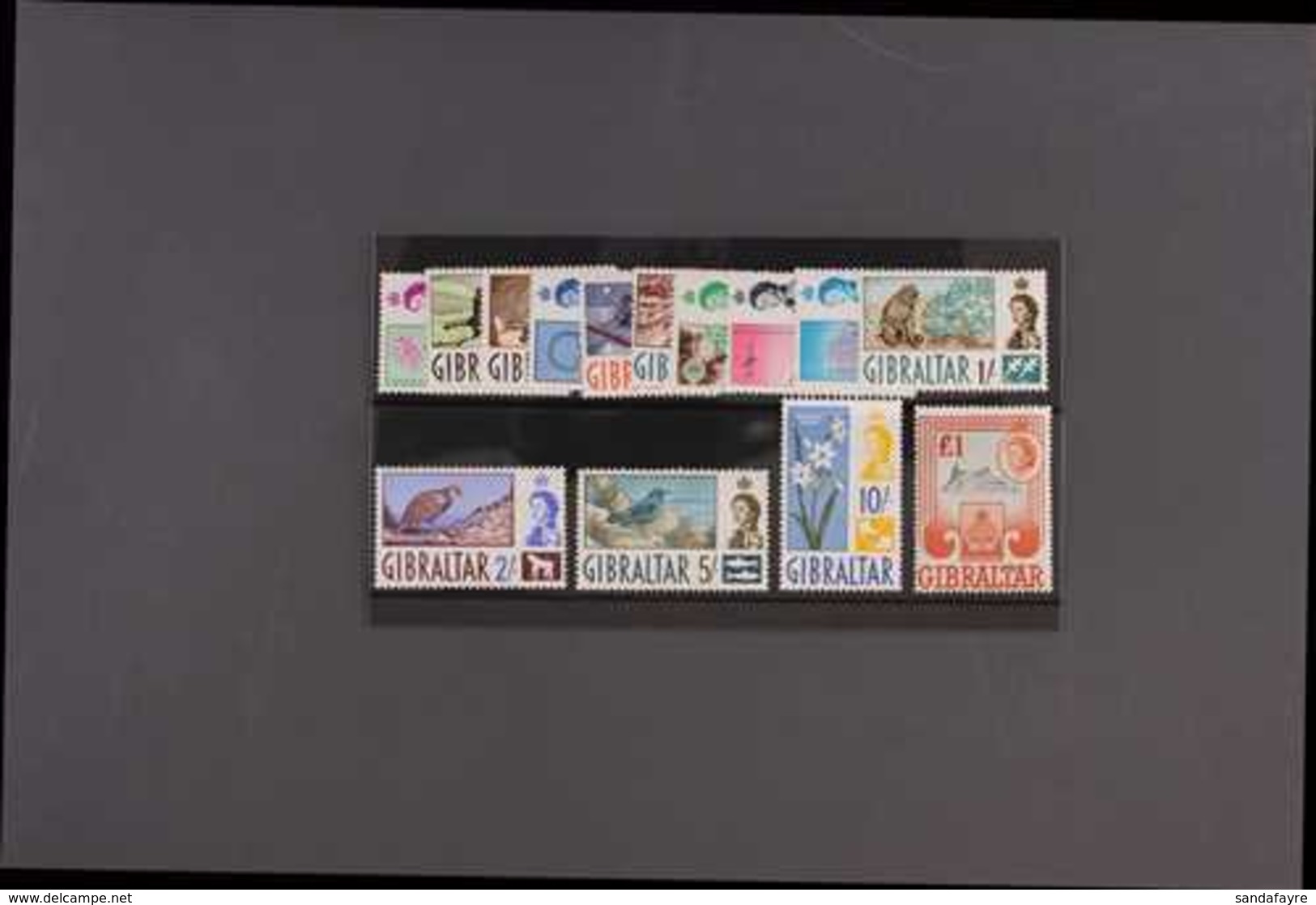 1960-62 Definitives Complete Set, SG 160/73, Never Hinged Mint. (14 Stamps) For More Images, Please Visit Http://www.san - Gibraltar