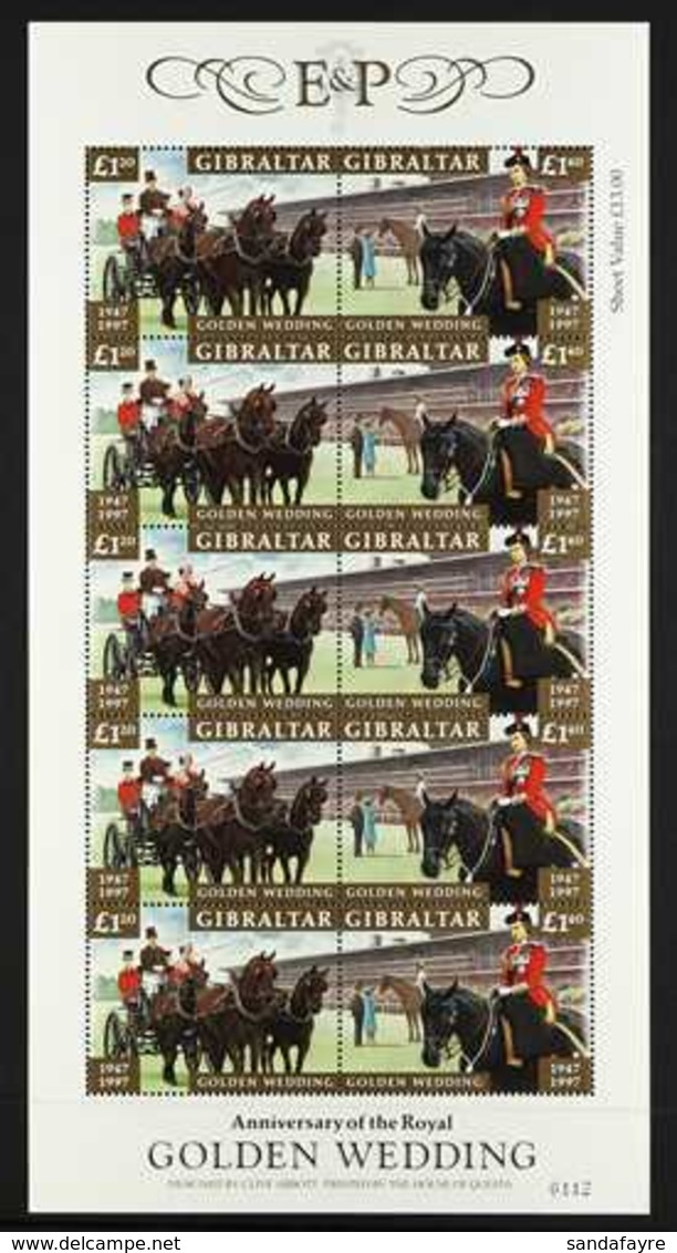 1995-1999 SHEETLETS. NEVER HINGED MINT COLLECTION On Stock Pages, All Different, Includes 1995-1999 All Europa Sets, 199 - Gibraltar