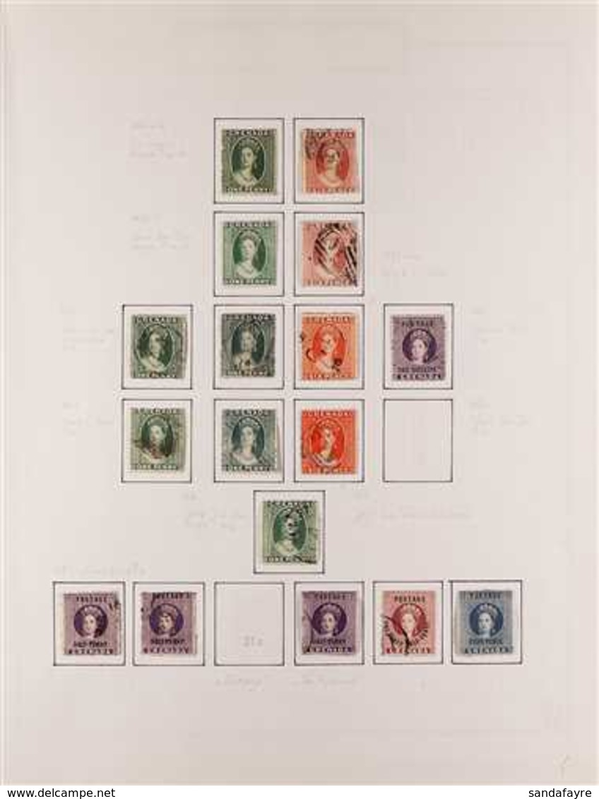 1861 - 1898 HIGH QUALITY COLLECTION Fine Used Or Fresh Mint Well Presented On Album Pages Including 1861 1d Green And 6d - Grenada (...-1974)