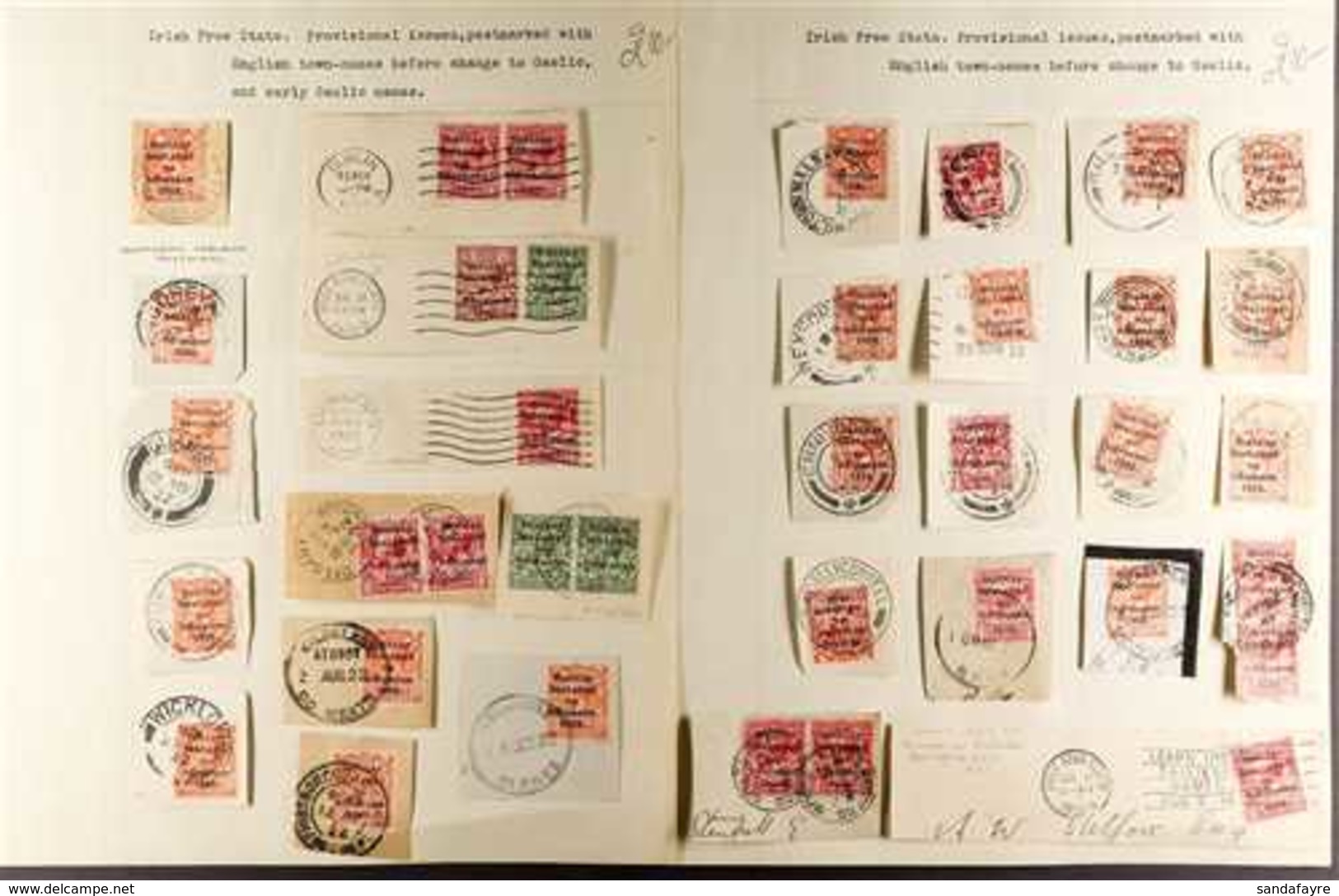 1920's-1990's MINT, NHM & USED ACCUMULATION In A Box, Includes 1922-23 Opts To 2s6d & 5s Used Incl 35+ Opt'd Stamps On P - Otros & Sin Clasificación