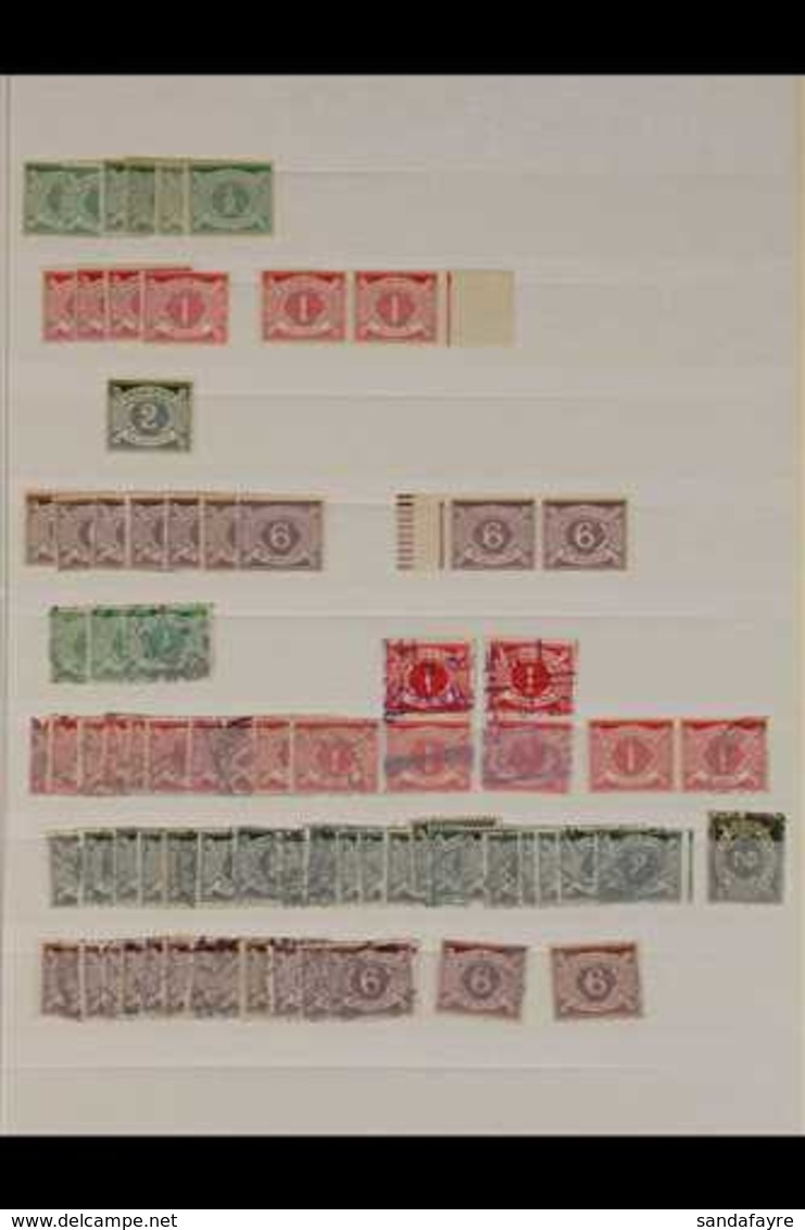 POSTAGE DUES 1925-1988 Substantial Accumulation On Stockleaves, Mint (much Never Hinged) And Used. 1925 (wmk "se") All V - Other & Unclassified