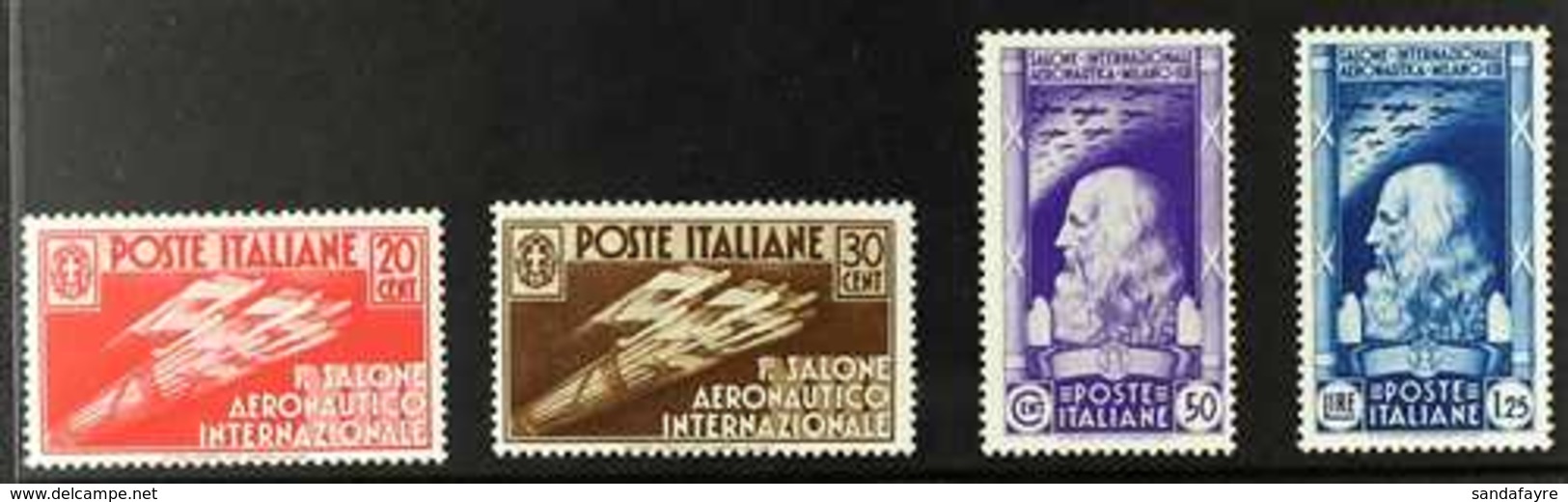 1935 International Aeronautical Exhibition Complete Set (Sass. S. 81, SG 458/61), Never Hinged Mint. Scarce Thus! (4 Sta - Unclassified