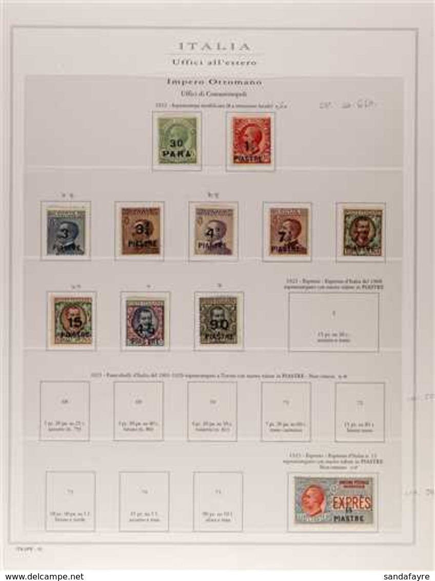 POST OFFICES IN LEVANT 1874-1923 FINE MINT COLLECTION On Hingeless Pages, All Different, Some Stamps Are Never Hinged. I - Other & Unclassified