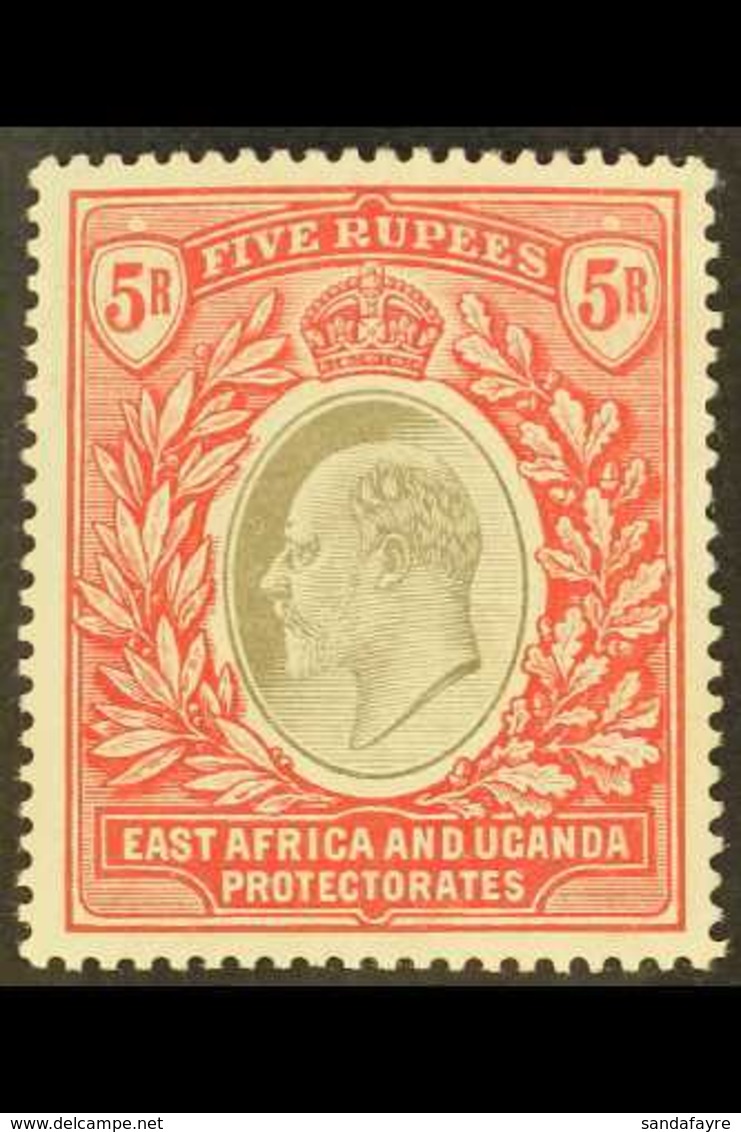 EAST AFRICA & UGANDA 1904 5r Grey And Red, Wmk MCA, Ed VII, SG 30, Very Fine Mint. For More Images, Please Visit Http:// - Vide