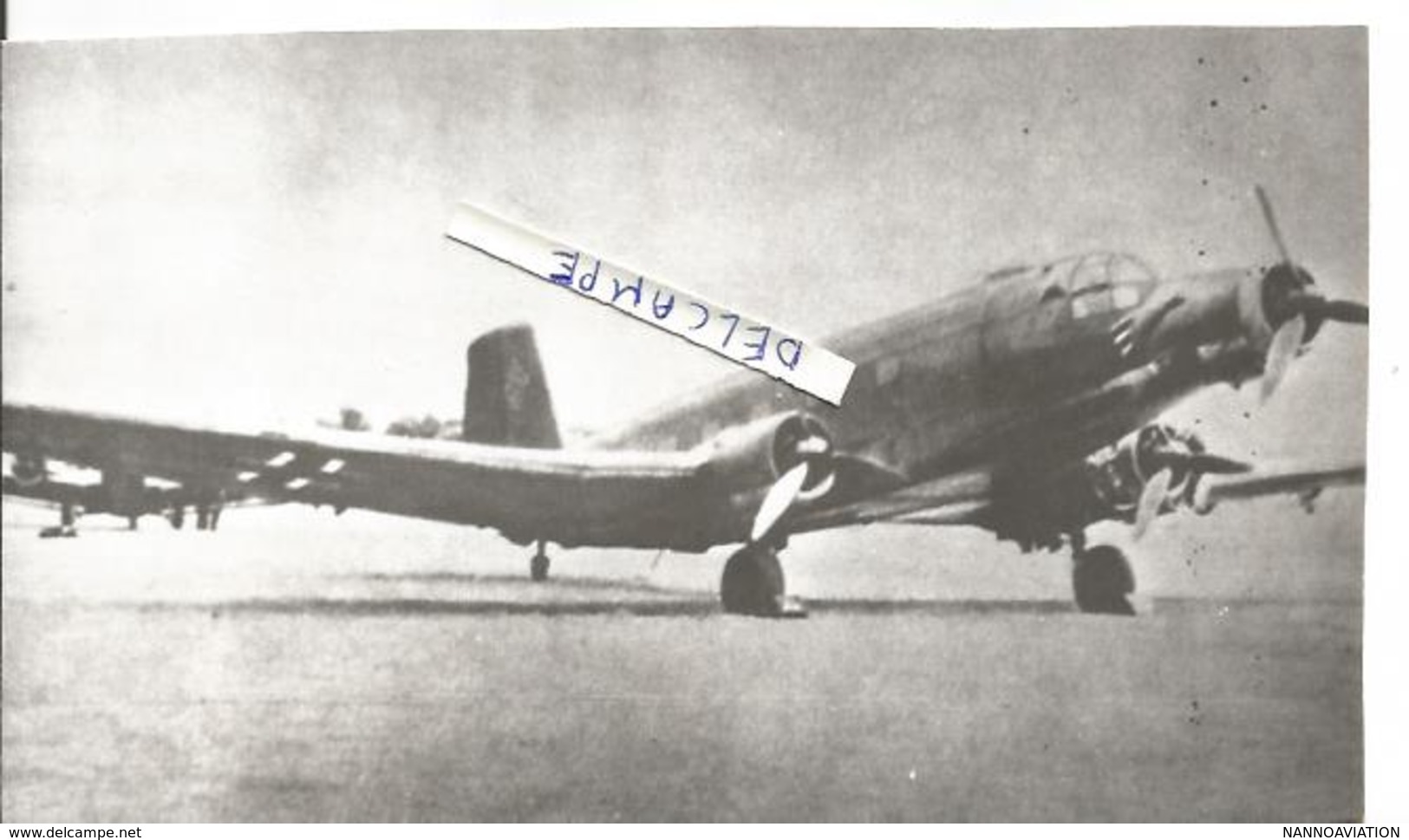 PHOTO AVION ALLEMAND A IDENTIFIER    16X9CM   RETIRAGE ?? - Aviazione