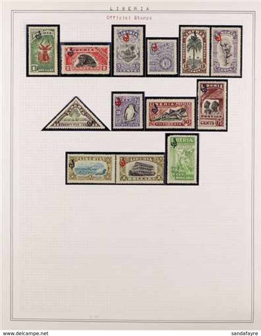 1906-1967 EXTENSIVE MINT & NHM COLLECTION An Attractive Collection, Mostly Never Hinged Mint , Chiefly As Complete Posta - Liberia