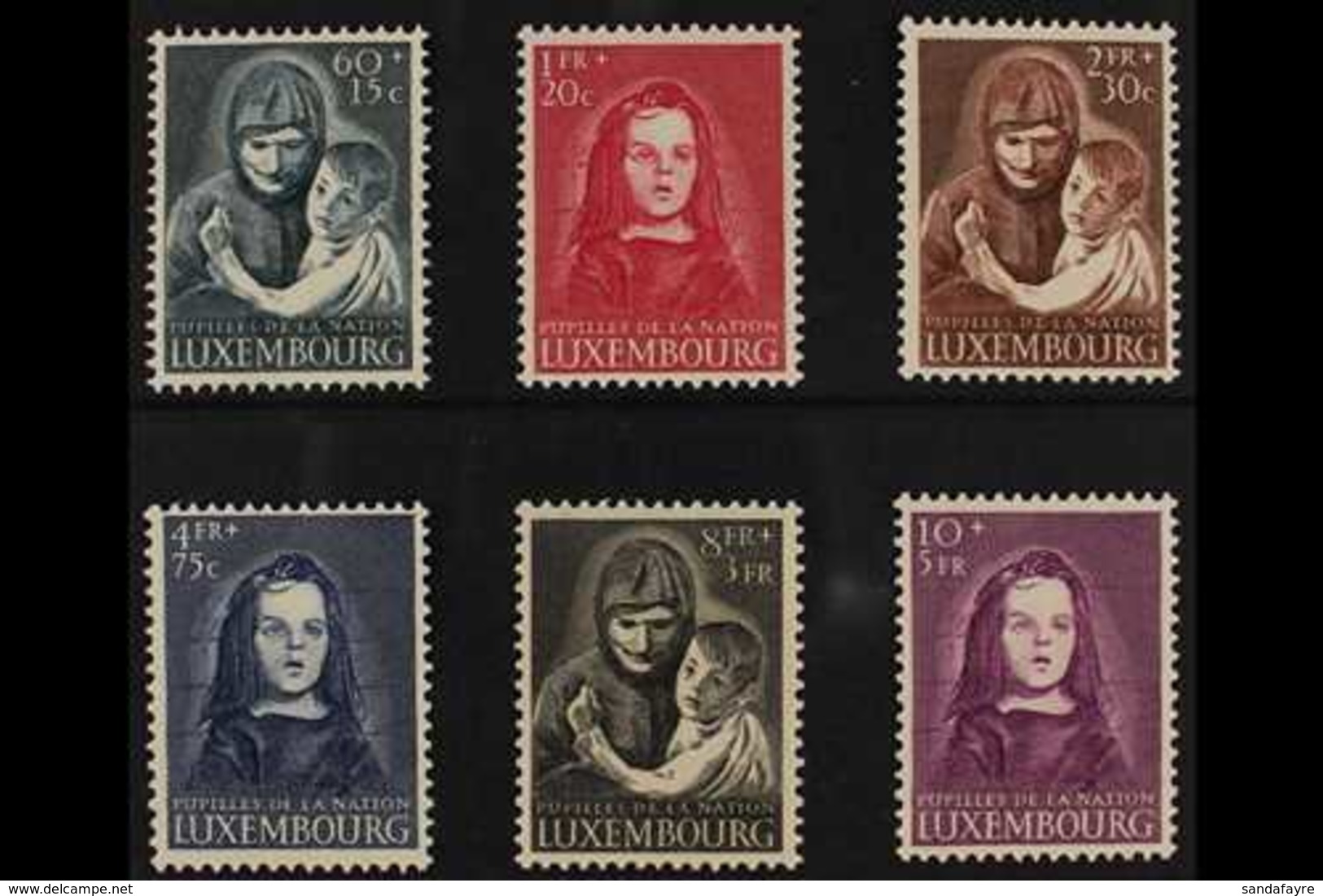 1950 War Orphans Fund Complete Set, SG 533/538, Never Hinged Mint. (6 Stamps) For More Images, Please Visit Http://www.s - Other & Unclassified