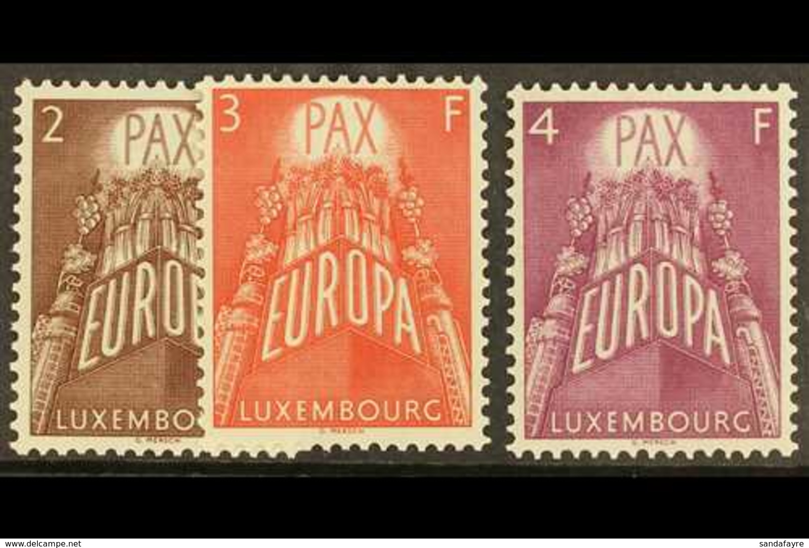 1957 Europa Set Complete, Mi 572/4, Very Fine NHM. (3 Stamps) For More Images, Please Visit Http://www.sandafayre.com/it - Other & Unclassified