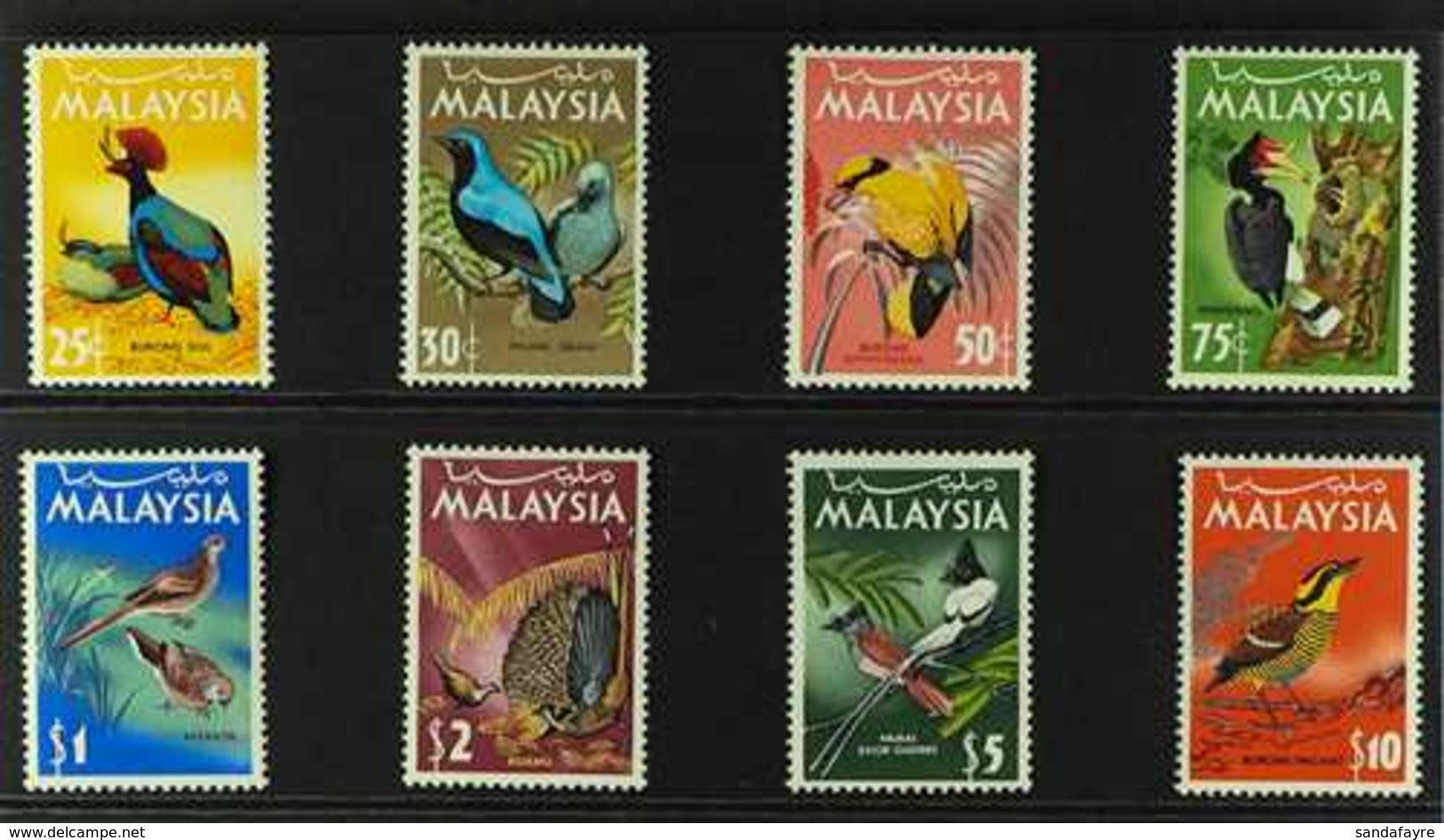 1965 Indigenous Bird Set, SG & Scott 20/27, Never Hinged Mint (8 Stamps) For More Images, Please Visit Http://www.sandaf - Other & Unclassified