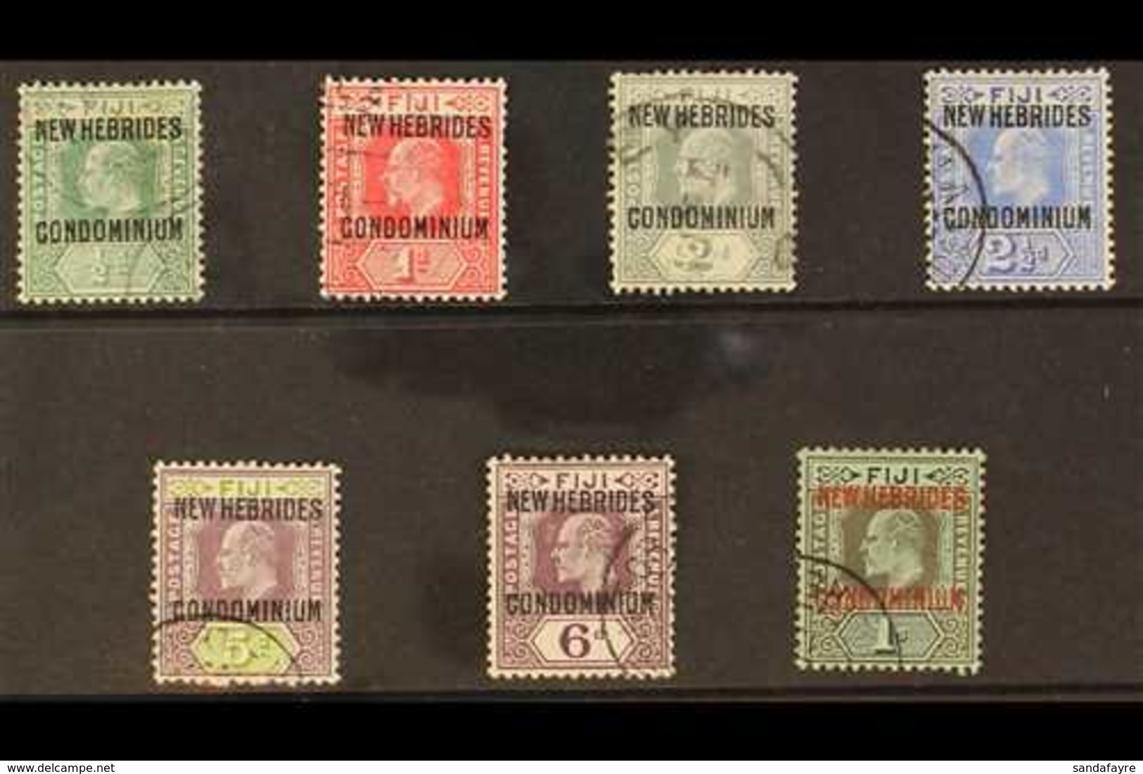 1910 Set Complete, SG 10/16, Fine Used (7 Stamps) For More Images, Please Visit Http://www.sandafayre.com/itemdetails.as - Other & Unclassified