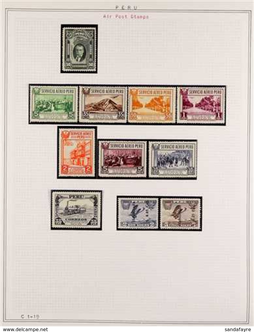 1894-1969 ALL DIFFERENT COLLECTION. A Most Useful, Mint (in Mounts) & Used (hinged) Collection With Much Of The Mint Bei - Peru