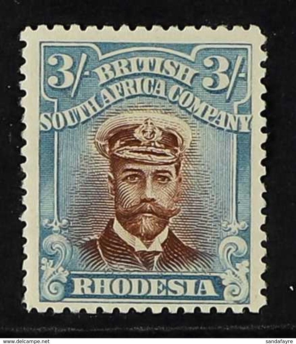 1913-19 3s Brown & Blue Admiral Die II Perf 14, SG 236b, Fine Mint, Very Fresh. For More Images, Please Visit Http://www - Other & Unclassified