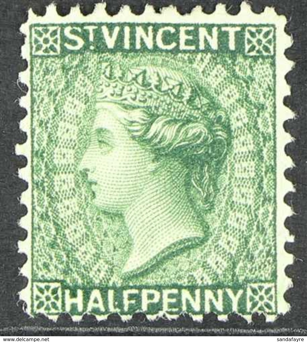 1883 ½d Green, Wmk CA, Perf 12, SG 42, Fine And Fresh Mint. For More Images, Please Visit Http://www.sandafayre.com/item - St.Vincent (...-1979)