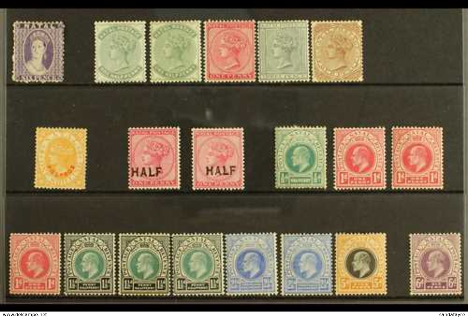 NATAL 1863-1908 MINT Selection On A Stock Card. QV To 1s, KEVII To 6d. Cat £200+ (20 Stamps) For More Images, Please Vis - Unclassified