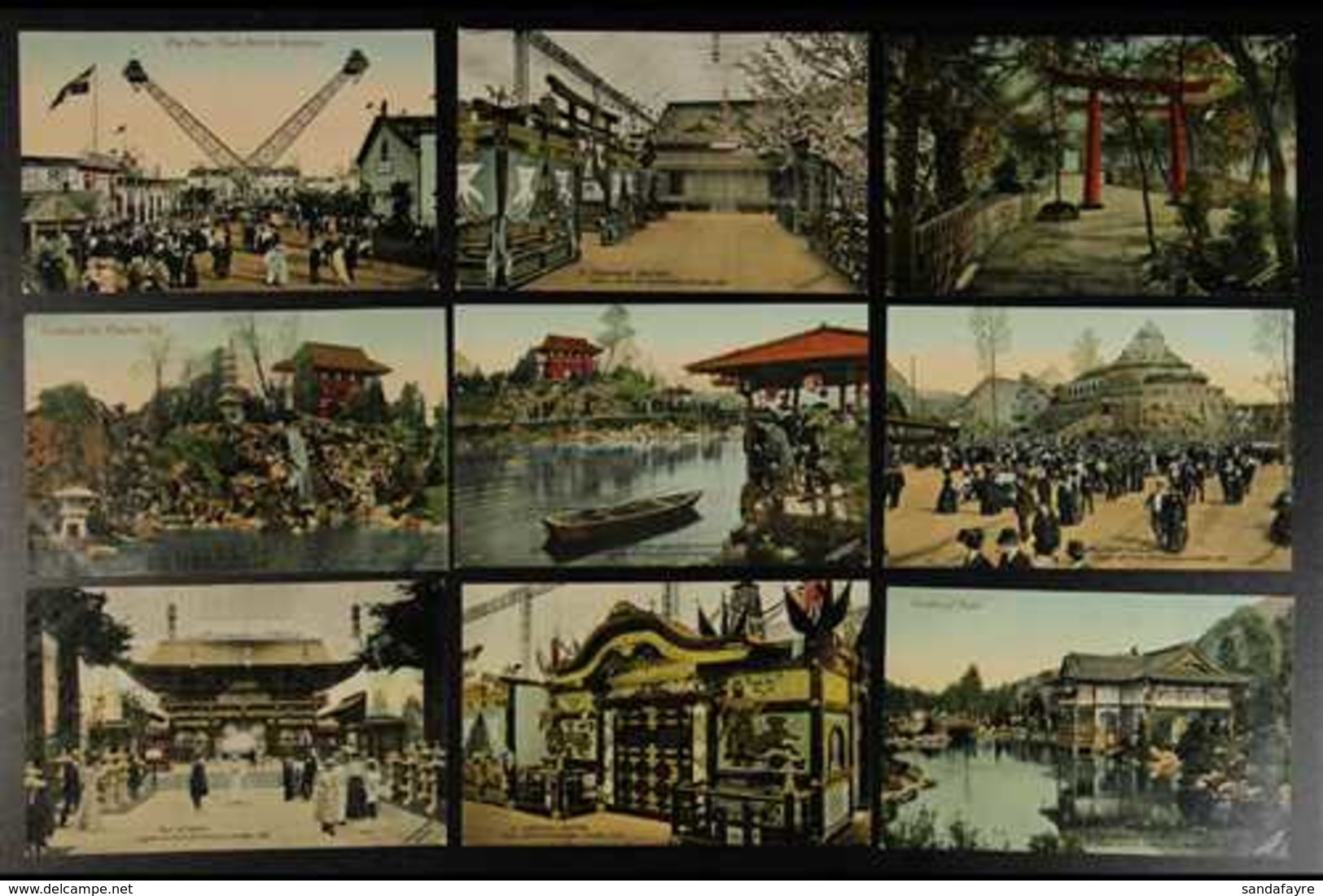 1910 JAPAN BRITISH EXHIBITION All Different Collection Of Unused Colour Tinted Or Real Photo Picture Postcards. (23 Card - Other & Unclassified