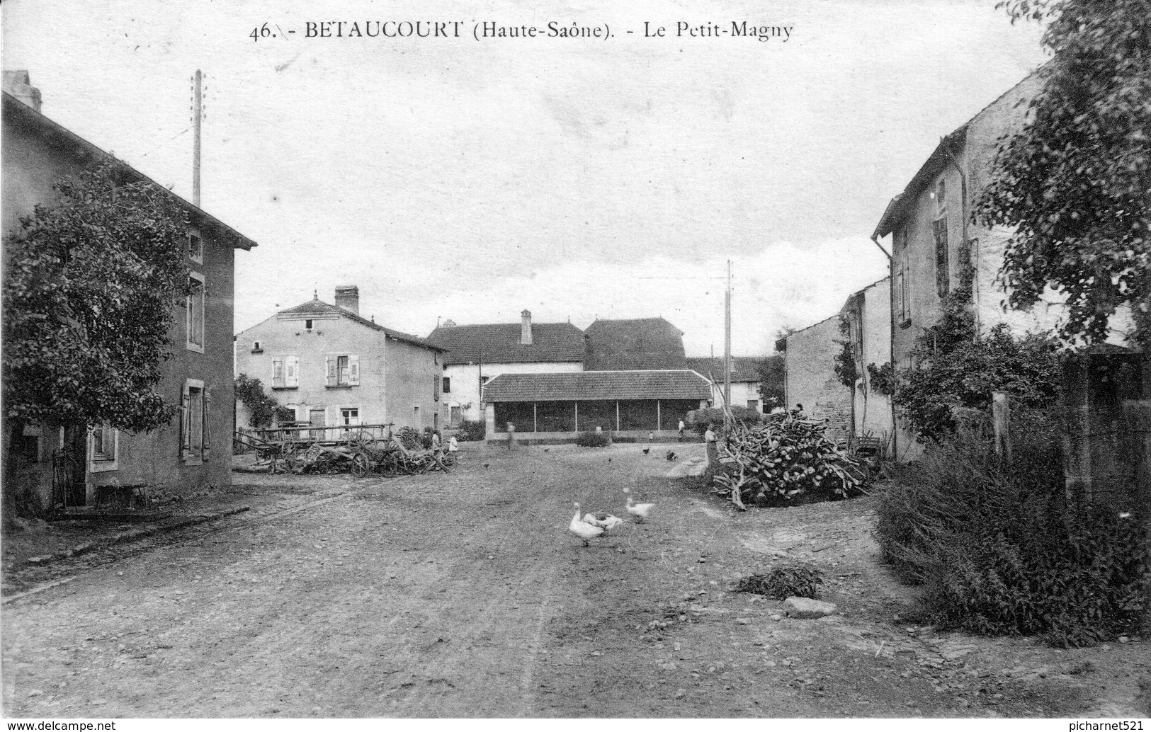 BETAUCOURT (Haute-Saône) - Le Petit Magny. Photo Larcher. N° 46. Ecrite. Bon état. - Andere & Zonder Classificatie