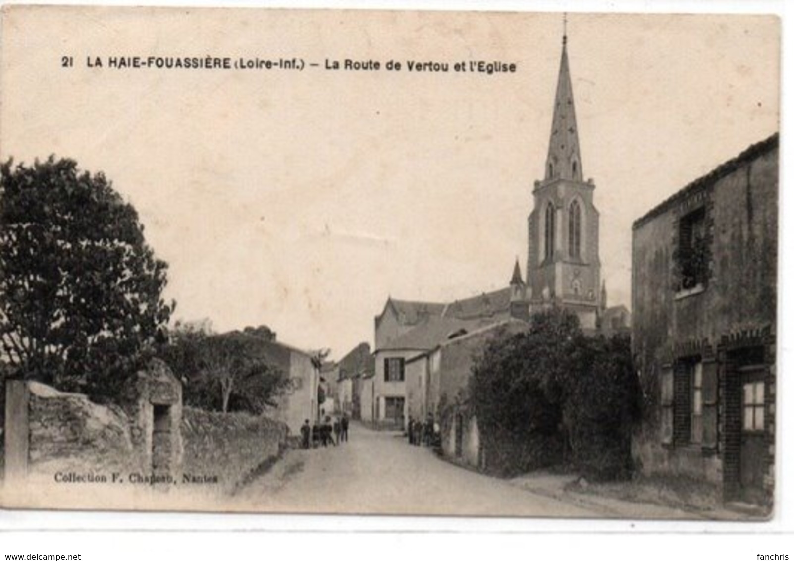 La Haie-Fouassière-La Route De Vertou Et L'Eglise - Other & Unclassified