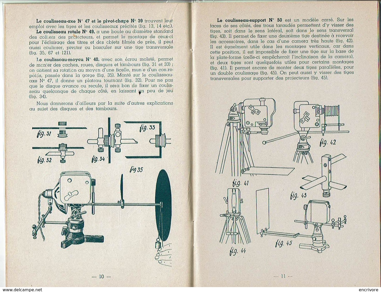 Brochure CINEMA Sur Film étroit Truquages Avec Accessoires CACET - Audio-Visual