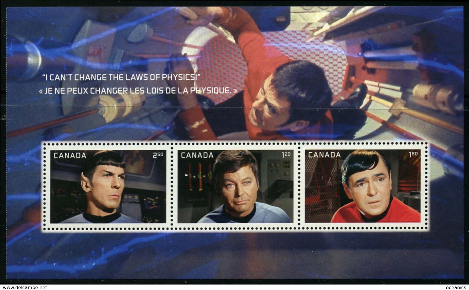 Canada (Scott No.2916g - Star Trek) [**] - Unused Stamps