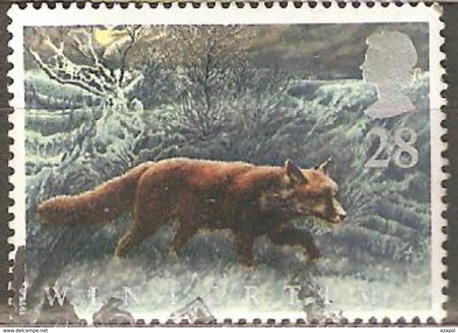 Great Britain: 1 Used Stamp From A Set, Fox, 1992, Mi#1374(3) - Usados