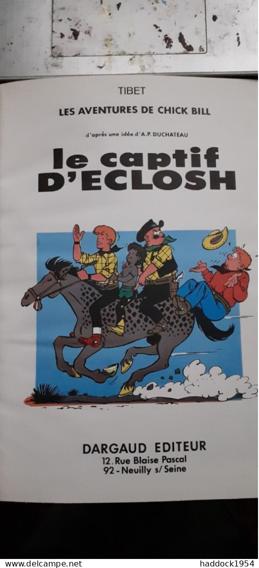 le roi d'eclosh et le captif d'eclosh TIBET dargaud 1972