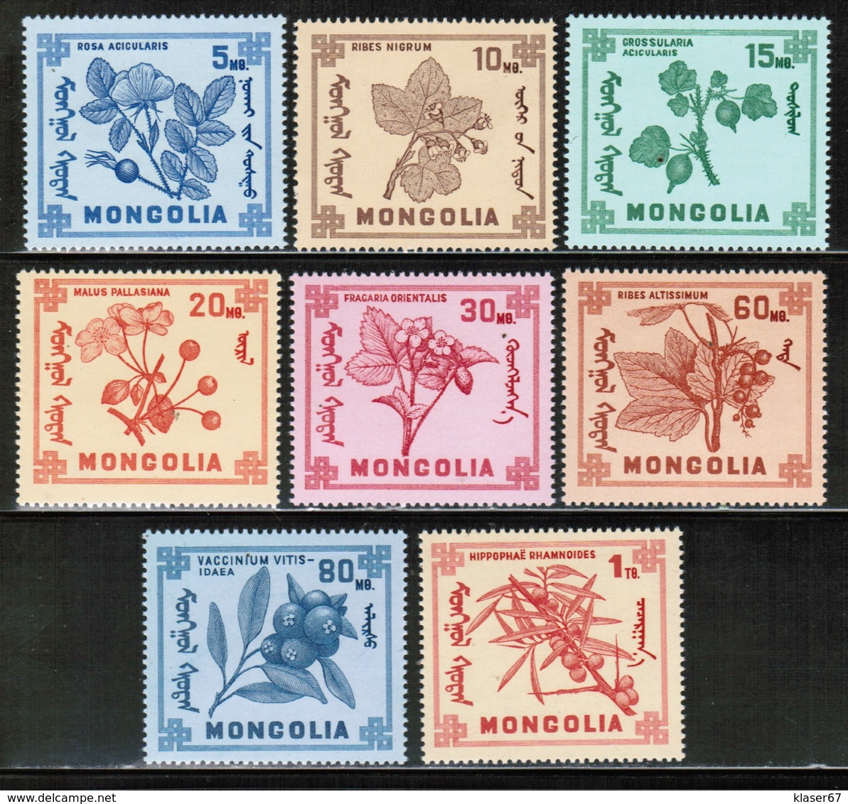 MN 1968 MI 490-97 - Mongolei