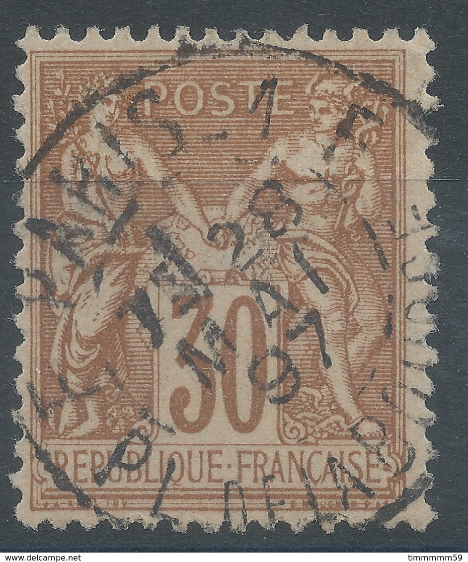 Lot N°53587  N°80, Oblit Cachet à Date De F PARIS.1F (PL.de La BOURSE) - 1876-1898 Sage (Type II)