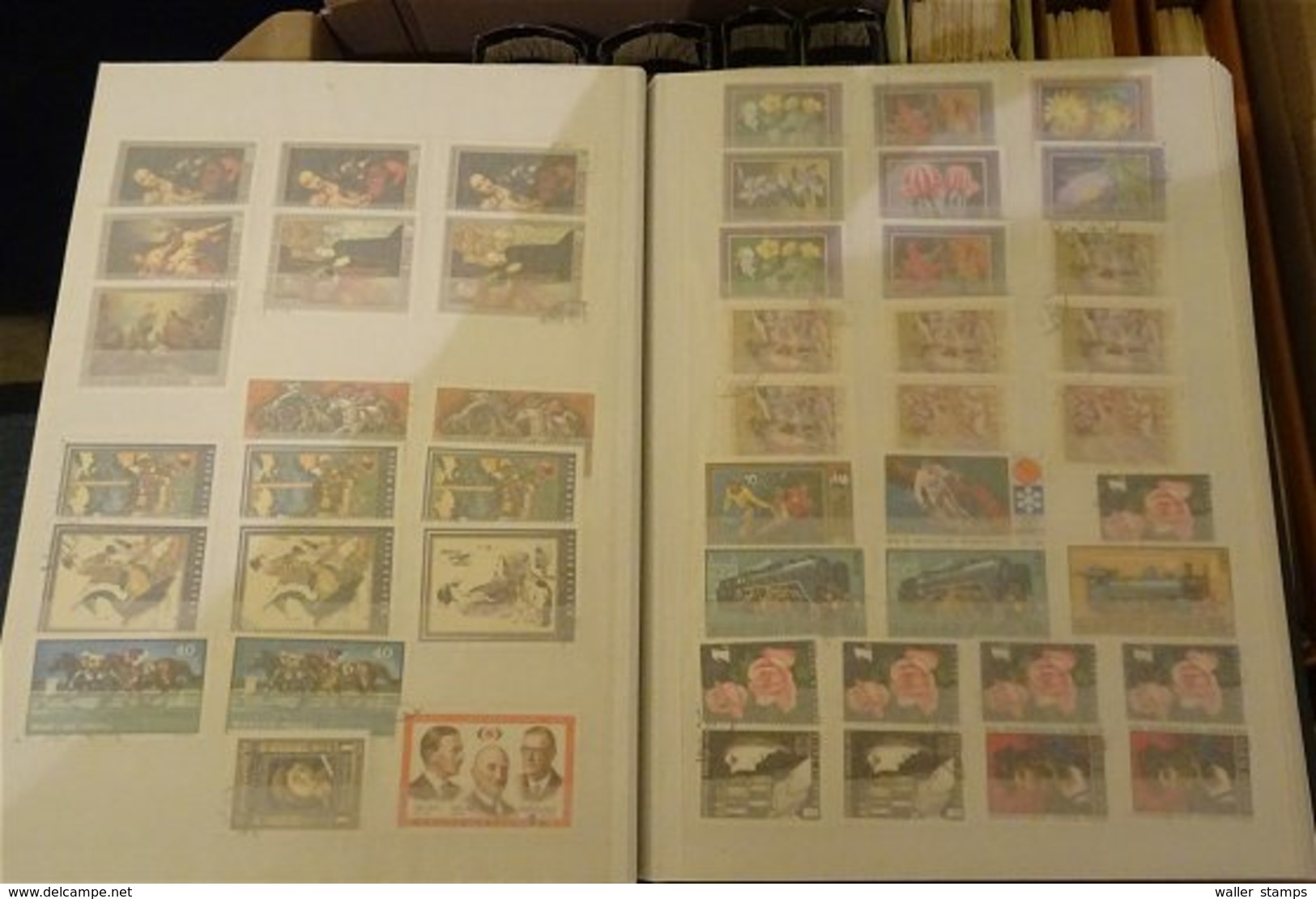 Lot With European Stamps FREE SCHIPPING IN THE EUROPEAN UNION