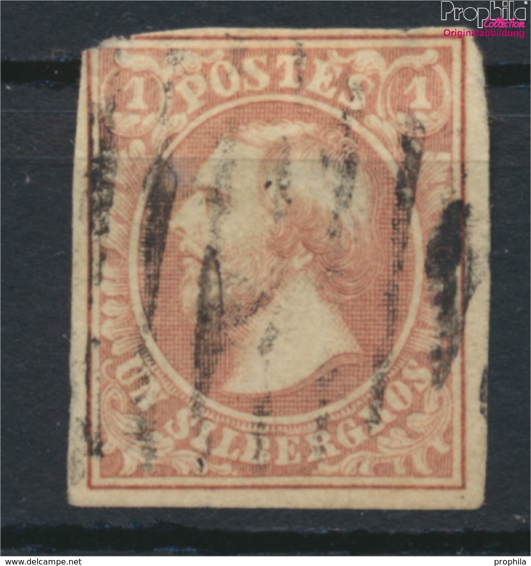 Luxemburg Mi.-Nr.: 2 Fein (B-Qualität) Gestempelt 1852 Wilhelm III. (9408139 - 1852 Guillaume III