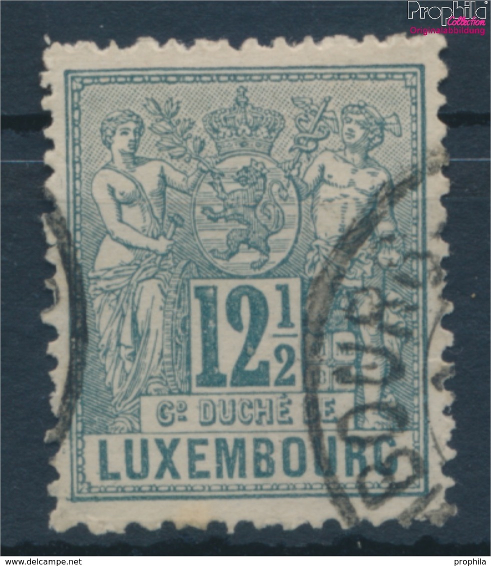 Luxemburg Mi.-Nr.: 50B Gestempelt 1882 Alegorie (9411624 - 1882 Allegorie