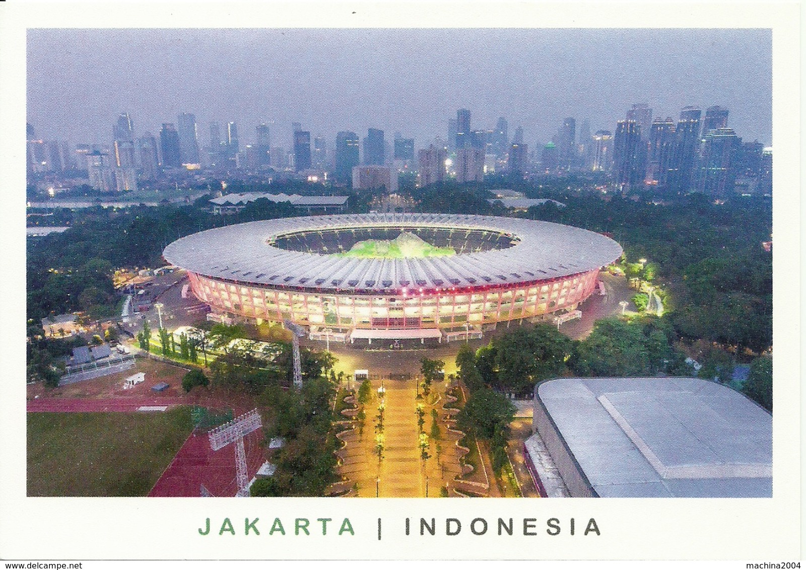 STADIUM POSTCARD STADE STADION STADIO ESTADIO JAKARTA - Stadi