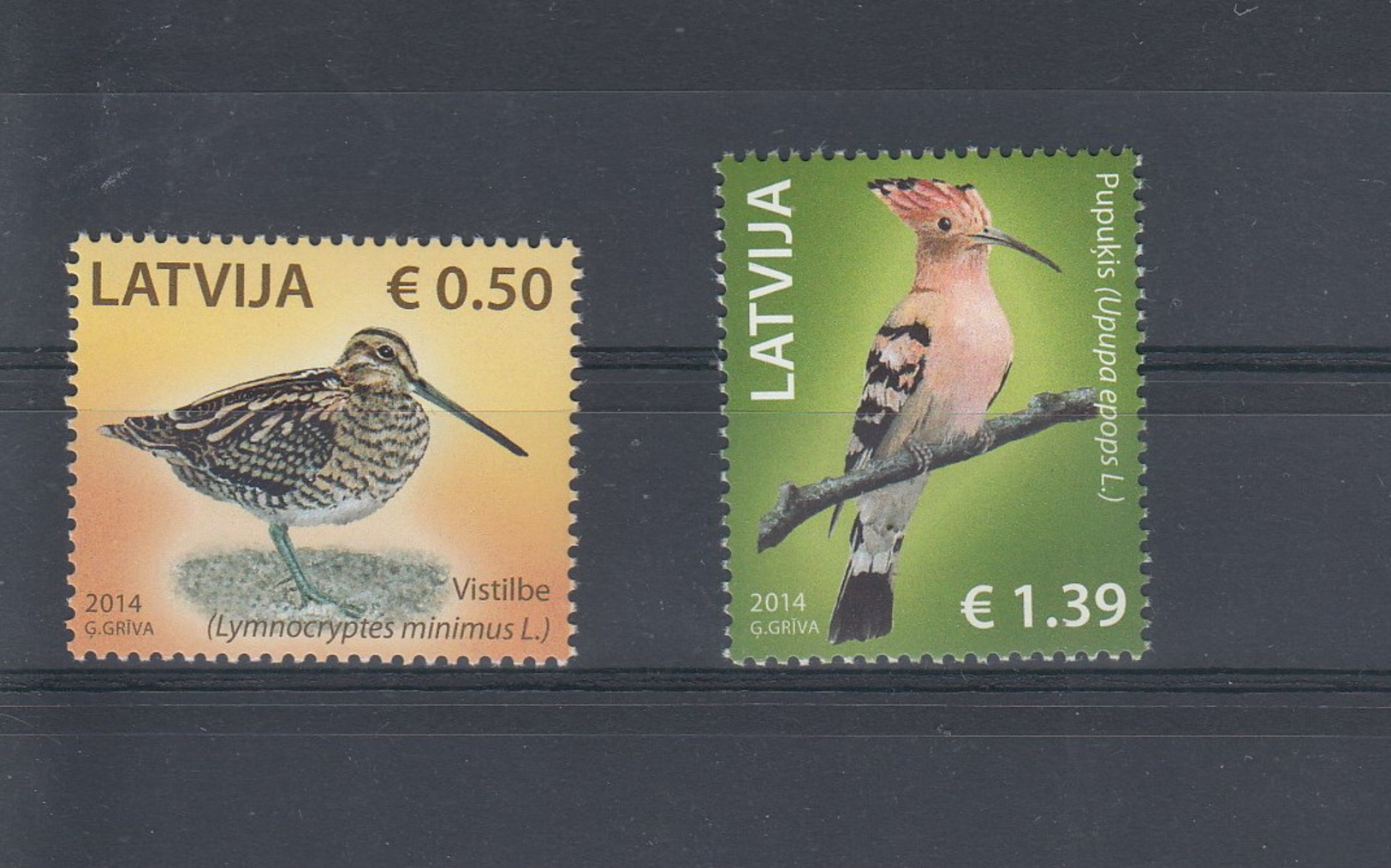 Lettland Michel Cat.No. Mnh/** 907/908 Birds - Lettonie