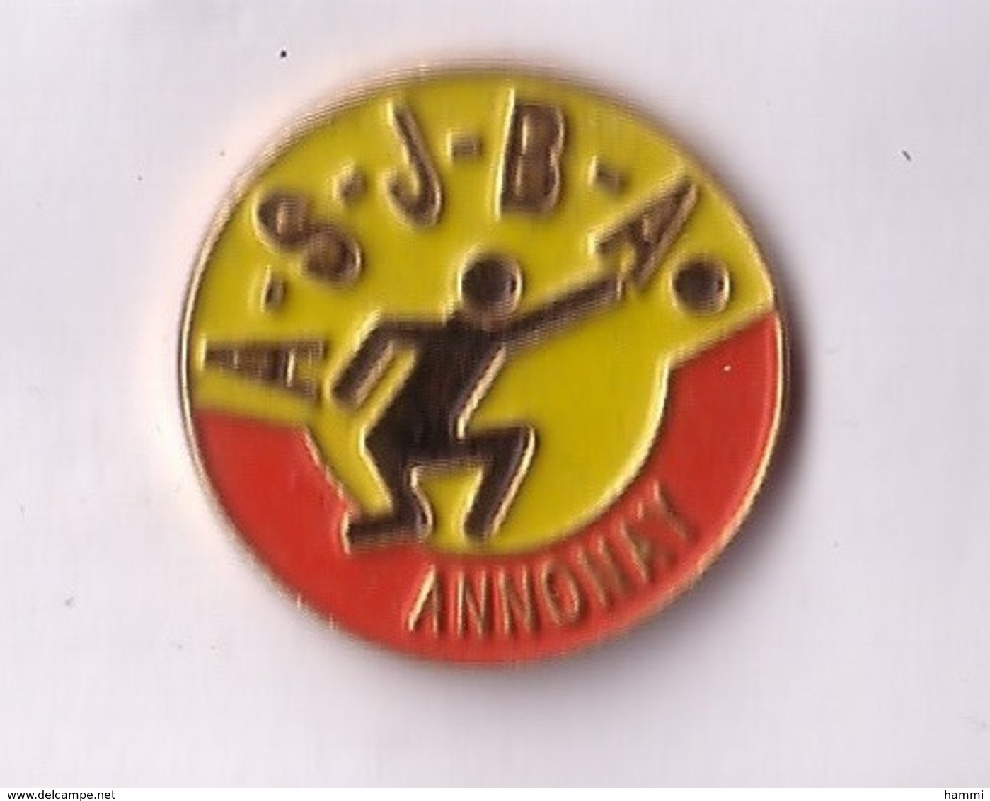 AA154 Pin's ASJBA Pétanque ANNONAY ARDÈCHE Achat Immédiat - Pétanque