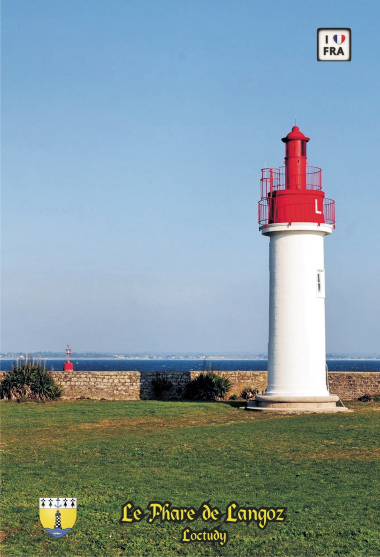 Set 6 Cartes Postales, Phares, Lighthouses Of Europe, France, Loctudy, Le Phare De Langoz - Faros