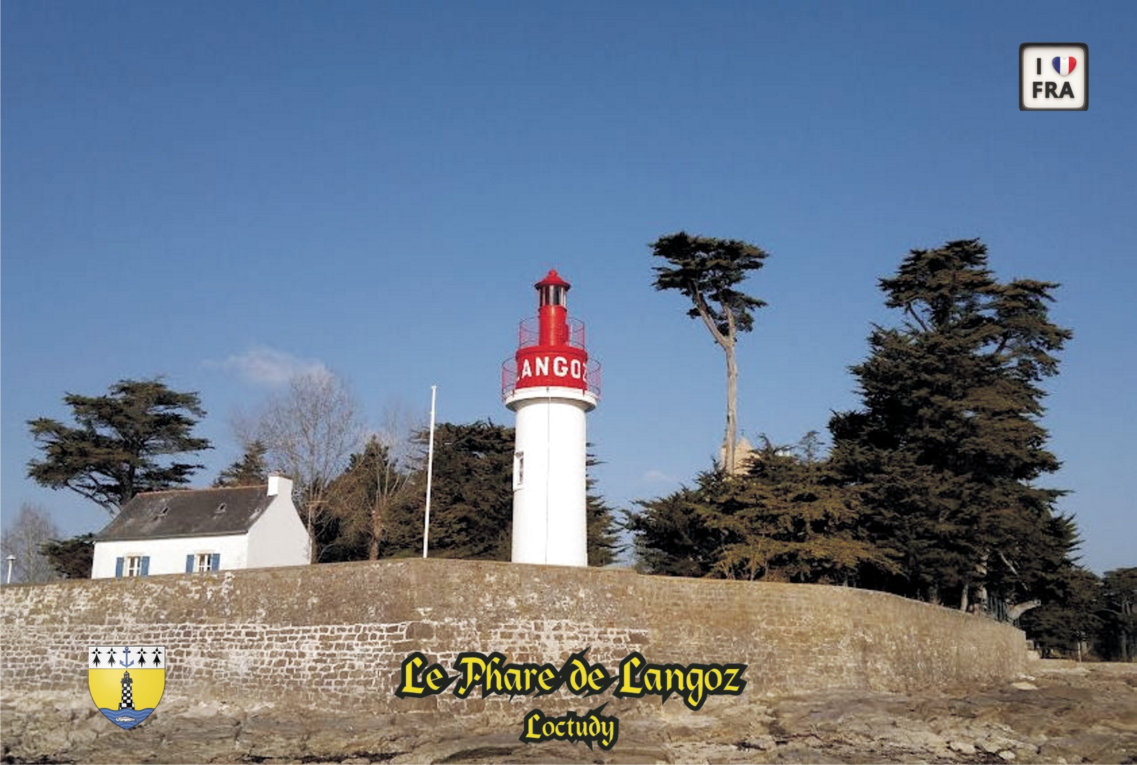 Set 6 Cartes Postales, Phares, Lighthouses Of Europe, France, Loctudy, Le Phare De Langoz - Faros