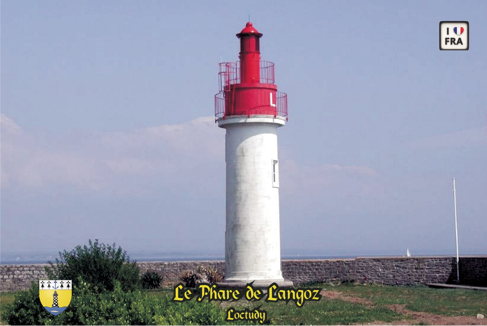 Set 6 Cartes Postales, Phares, Lighthouses Of Europe, France, Loctudy, Le Phare De Langoz - Faros