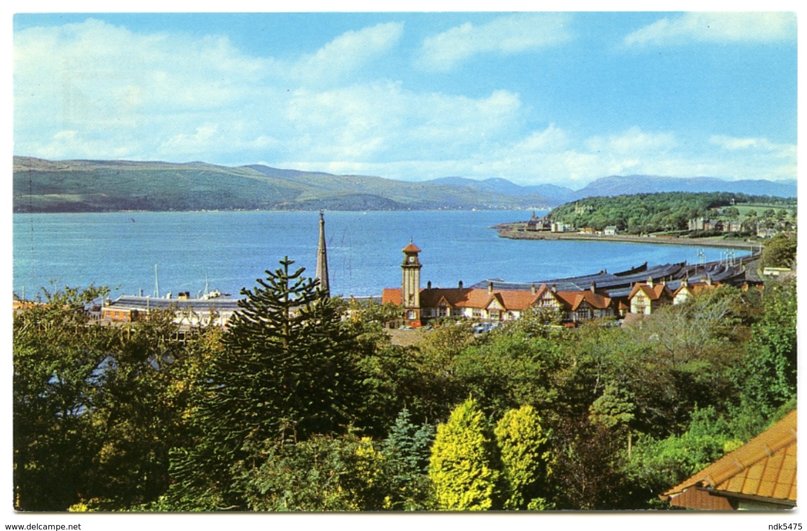 WEMYSS BAY (PIER) FROM STATION HILL - Renfrewshire