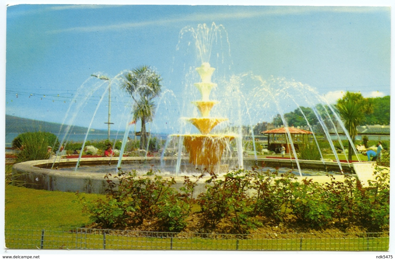 ISLE OF BUTE : ROTHESAY ESPLANADE, THE FOUNTAIN - Bute