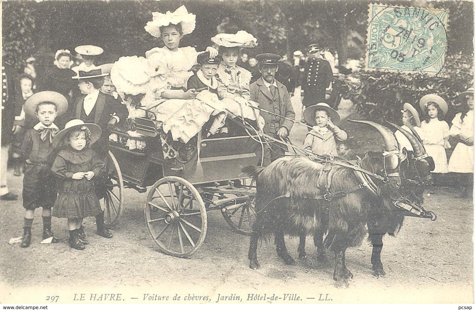 Le Havre - Voiture De Chèvres, Jardin, Hôtel-de-ville - Non Classificati