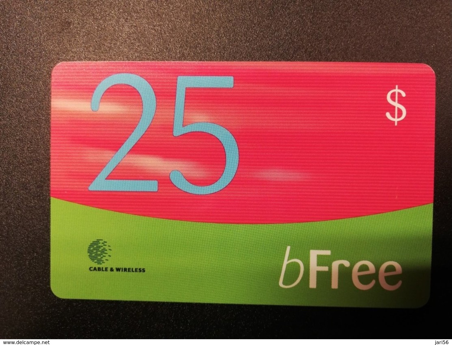 BARBADOS   $25 - B FREE  Prepaid Fine Used Card  ** 232 ** - Barbados (Barbuda)