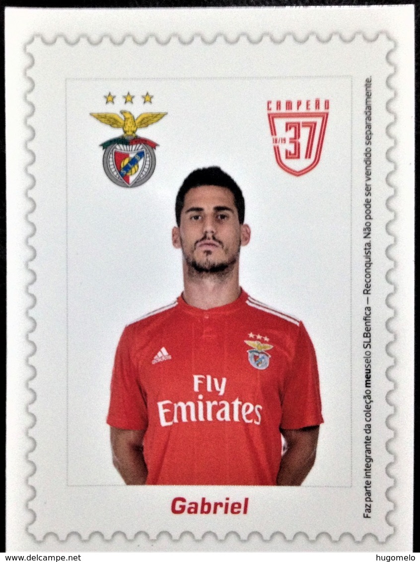 Portugal, S.L. Benfica,  Magnet, Football Players, "GABRIEL" - Deportes