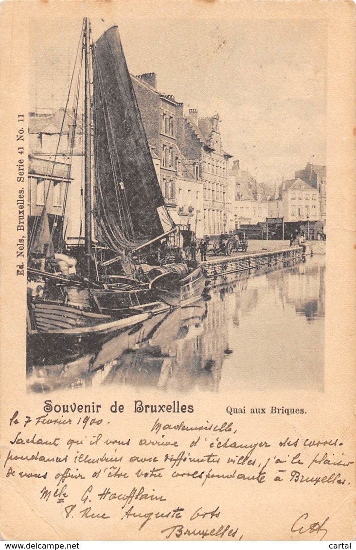 Souvenir De BRUXELLES - Quai Aux Briques - Maritiem