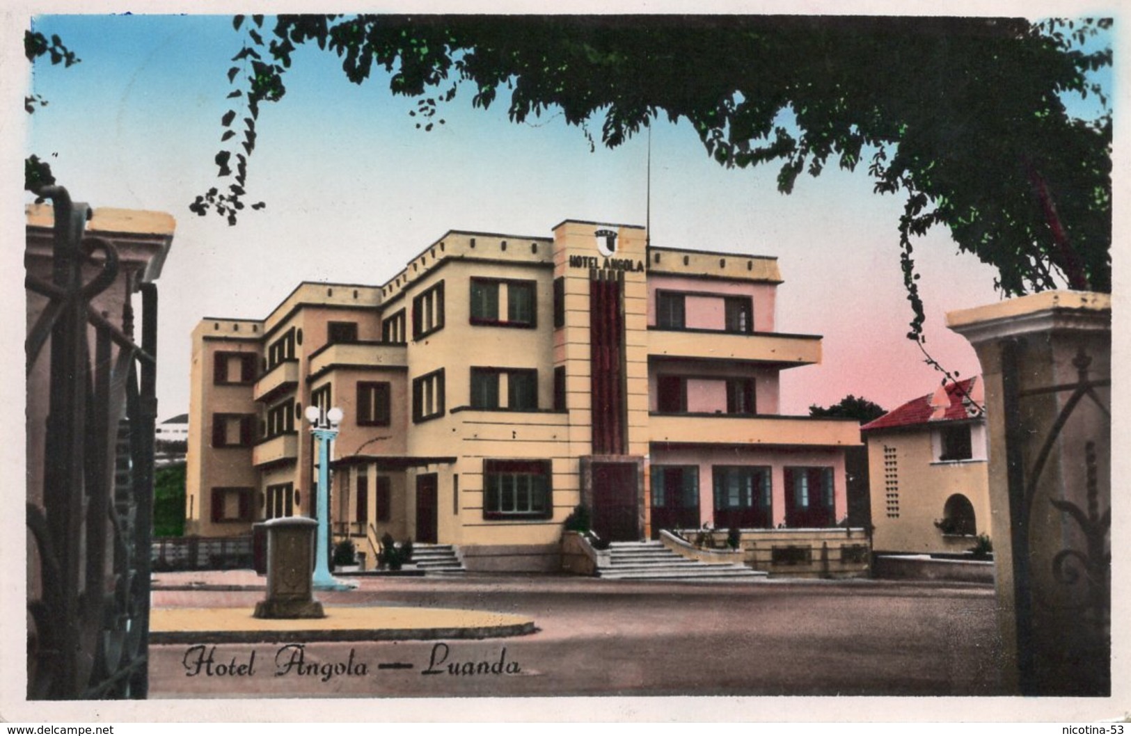 CT-03427- HOTEL ANGOLA - LUANDA  VIAGGIATA 1957 - Angola