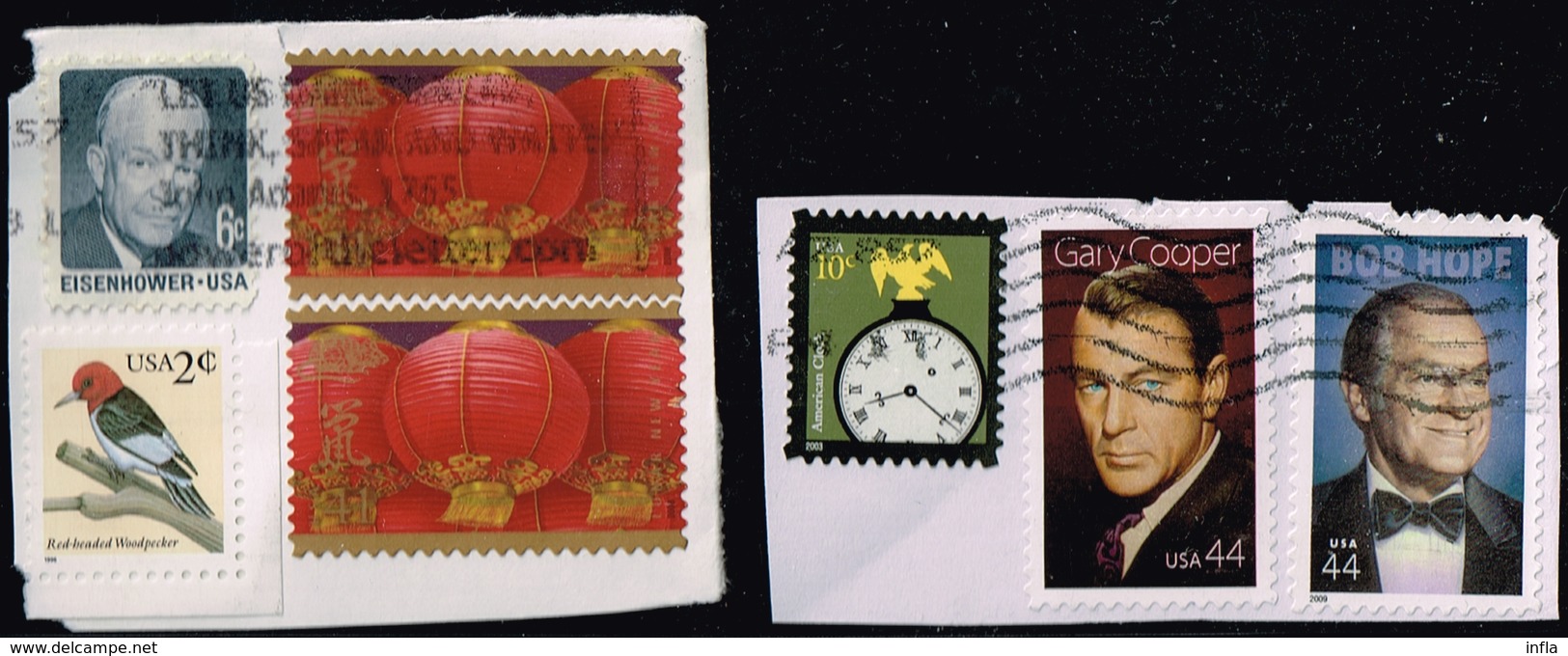 USA 2008/9, Michel# 4333, 4549, 4502 O  Chinese New Year: Year Of The Rat/ Gary Cooper/ Bob Hope - Used Stamps