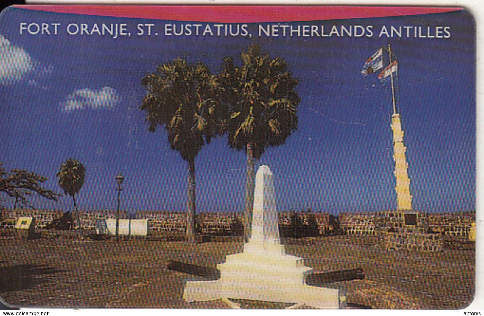 NETHERLANDS ANTILLES - Fort Oranje/St.Eustatius, Antelecom Prepaid Card $5, Exp.date 01/01/00, Used - Antillen (Nederlands)