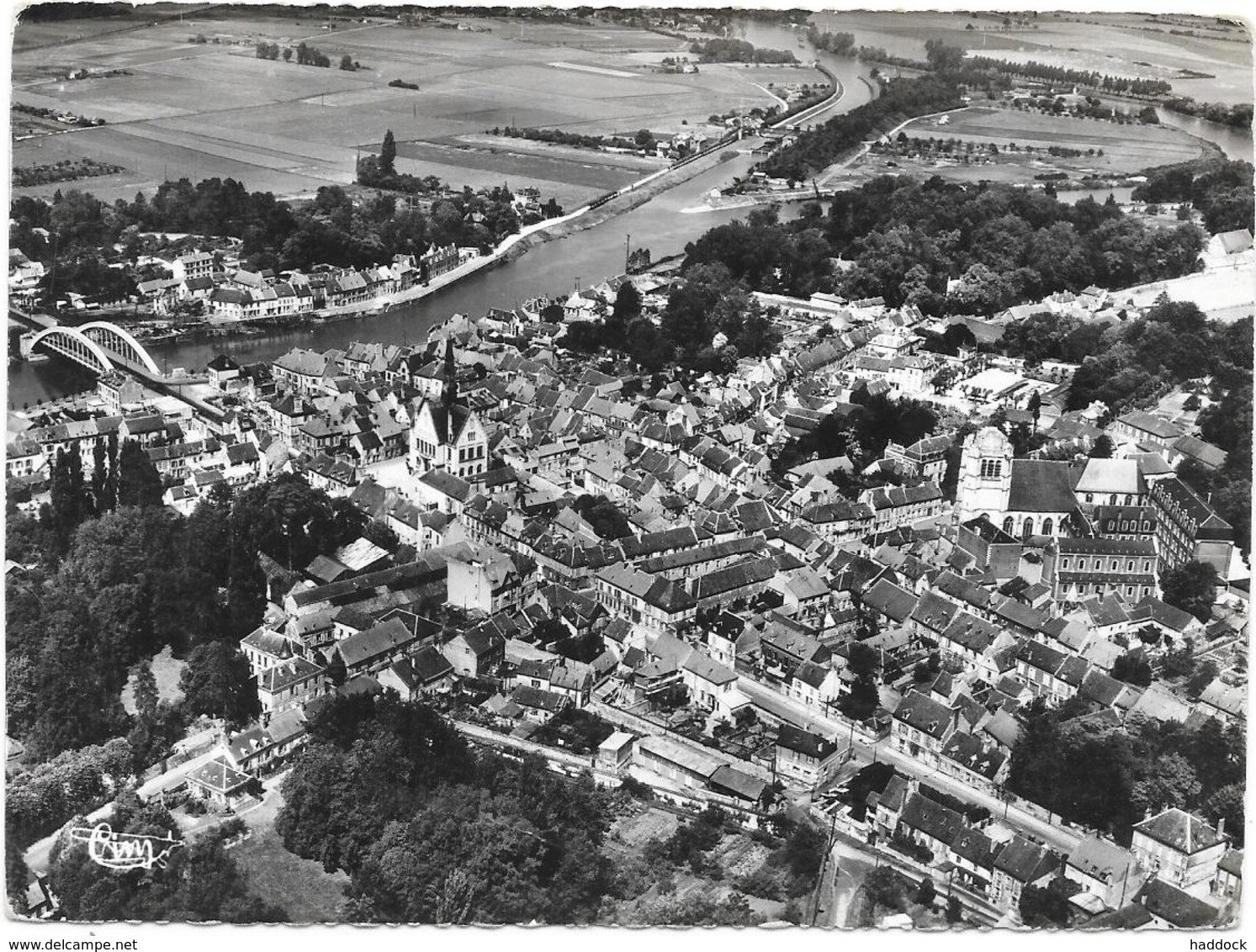 PONT SAINT MAXENCE : VUE AERIENNE - Pont Sainte Maxence