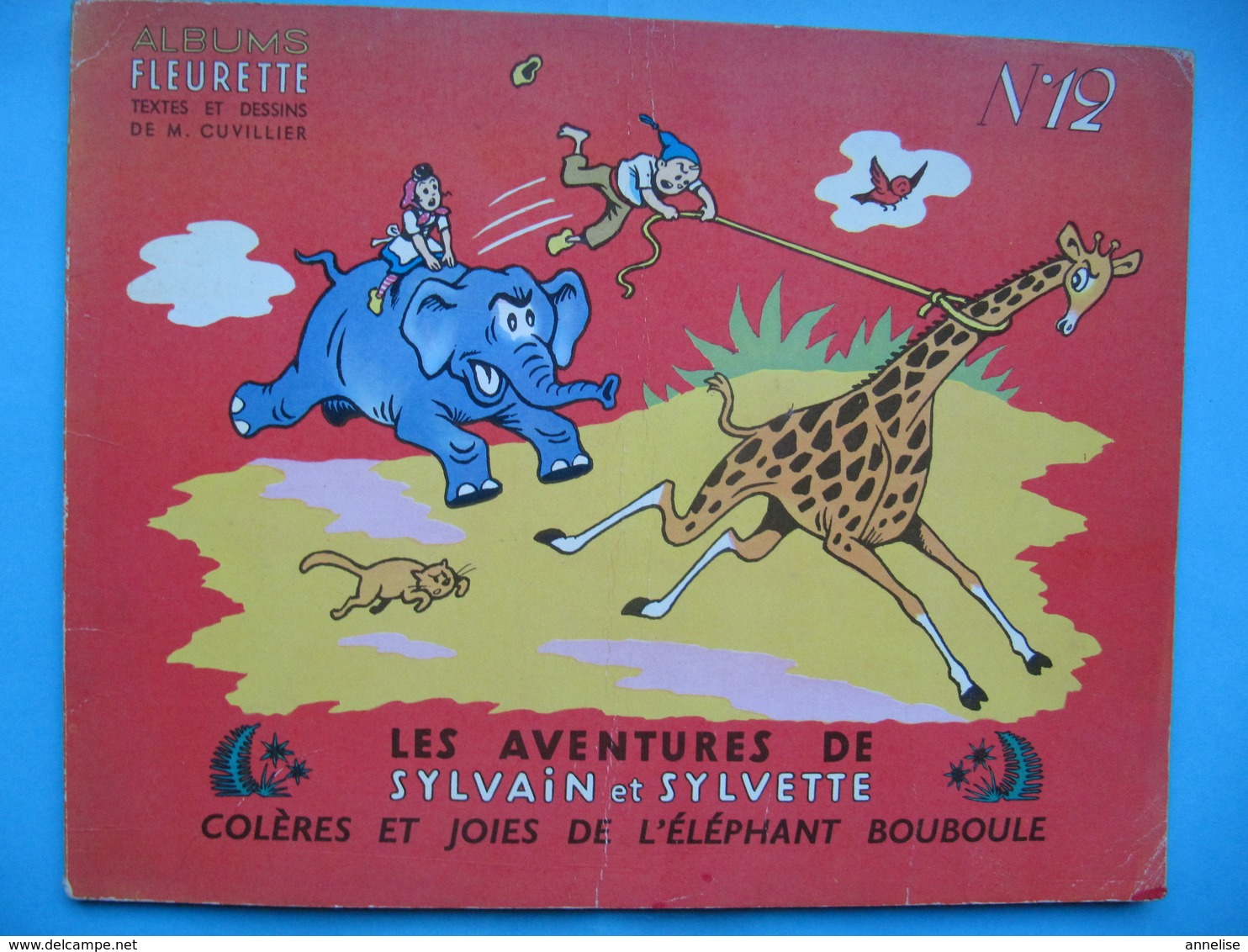 Sylvain & Sylvette N°12 1954 Colères Et Joies De L'éléphant Bouboule - Sylvain Et Sylvette