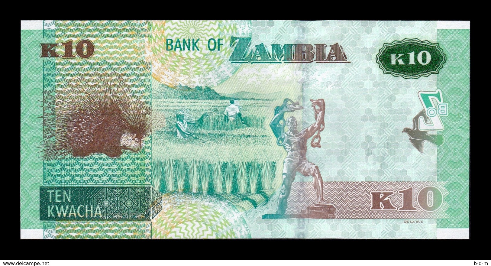 Zambia 10 Kwacha 2018 (2019) Pick 58 New SC UNC - Zambia